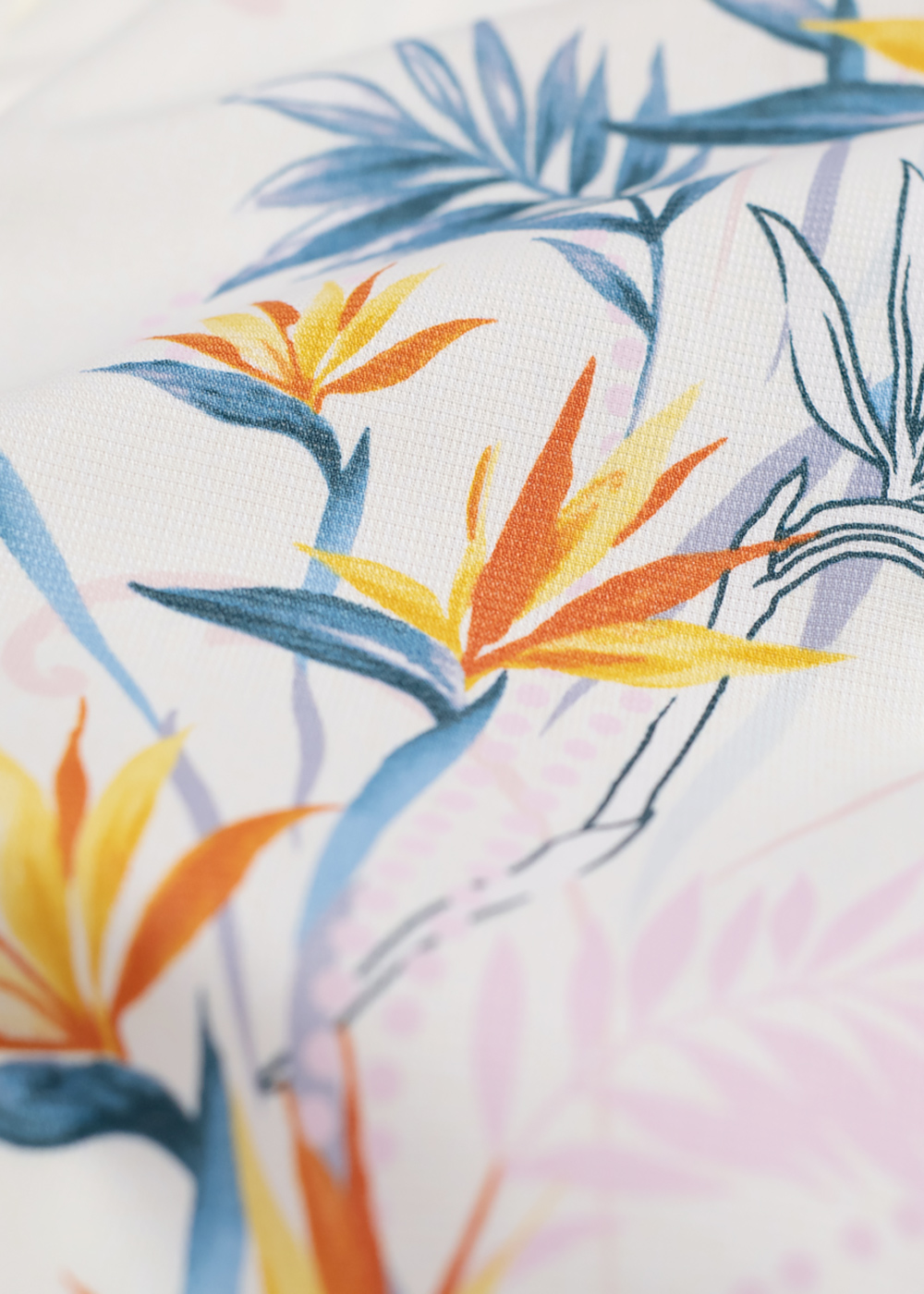 かりゆしウェア（沖縄版アロハシャツ） MAJUN - クレイフラワー（チュニック）