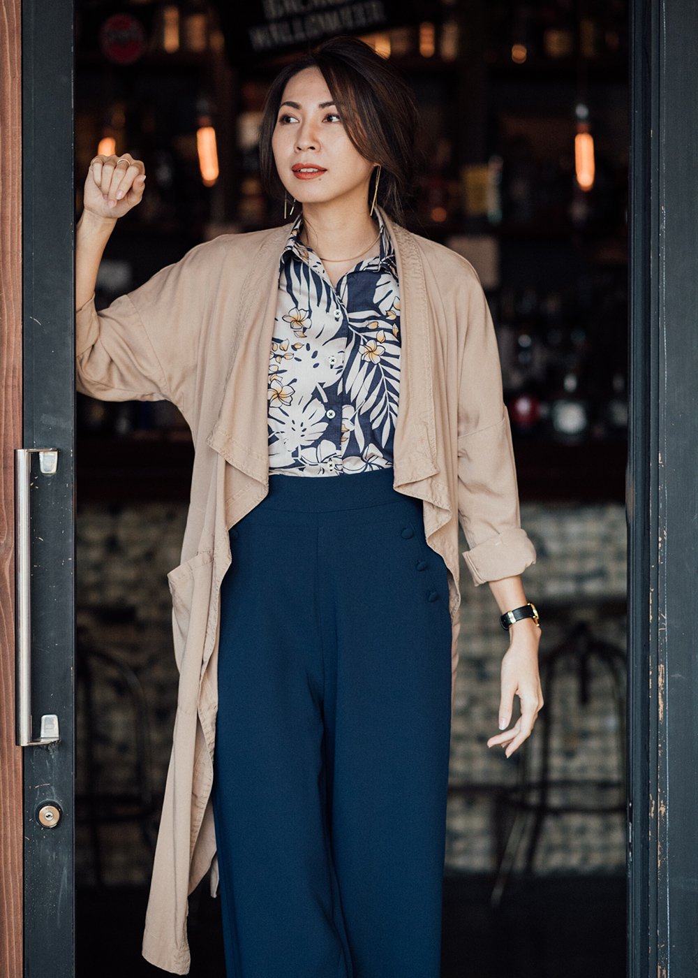 かりゆしウェア（沖縄版アロハシャツ） MAJUN - フロートリーフ