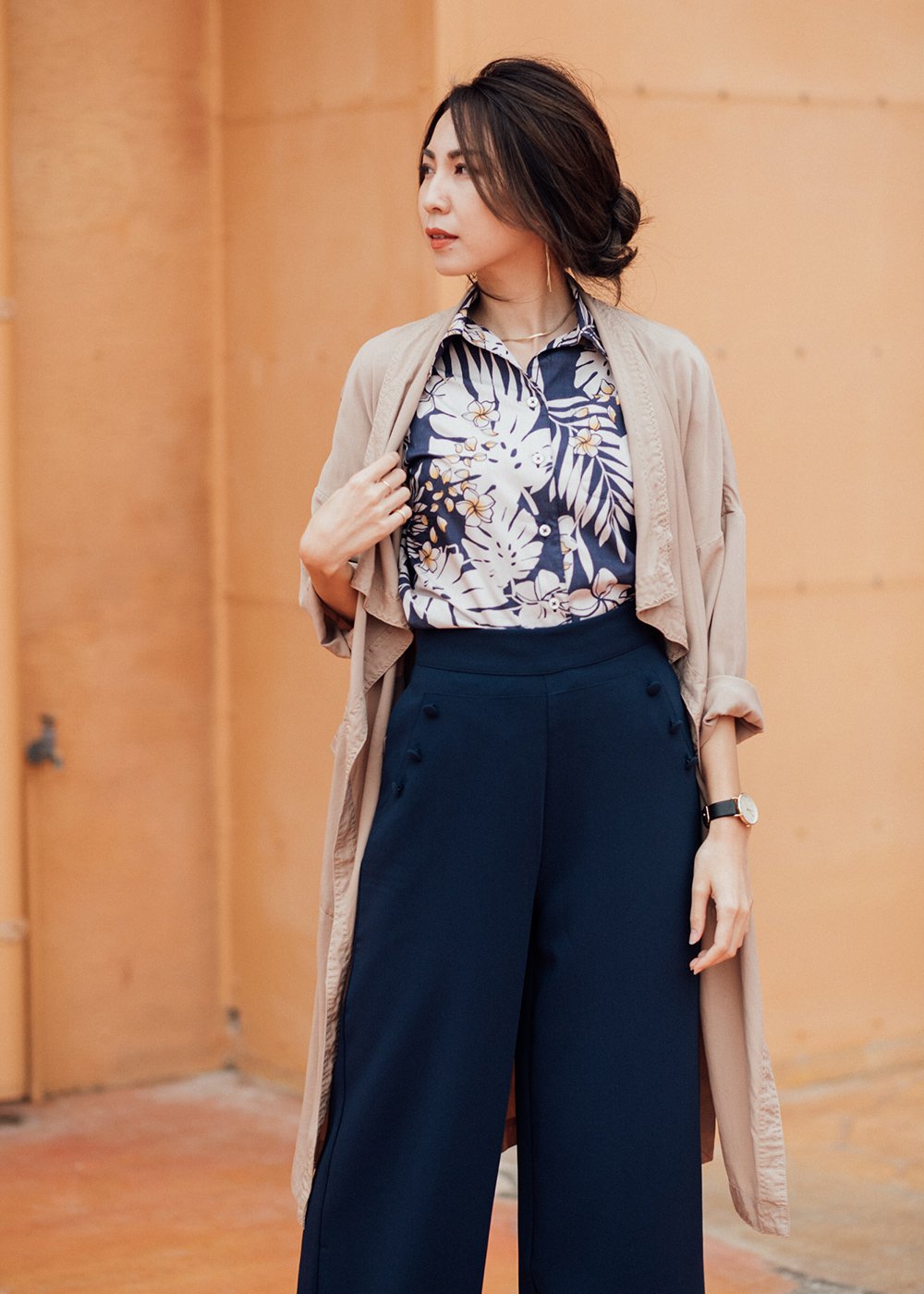 かりゆしウェア（沖縄版アロハシャツ） MAJUN - フロートリーフ