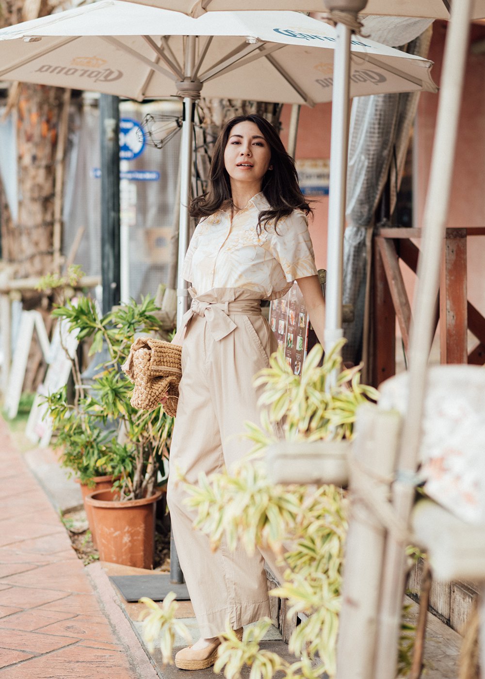 かりゆしウェア（沖縄版アロハシャツ） MAJUN - フロートリーフ