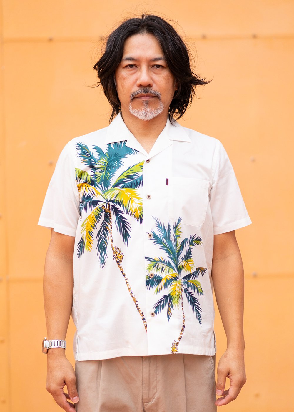 かりゆしウェア（沖縄版アロハシャツ） MAJUN - インパクトパーム