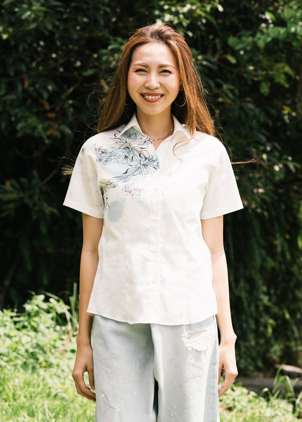 かりゆしウェア（沖縄版アロハシャツ） MAJUN - 海水菓