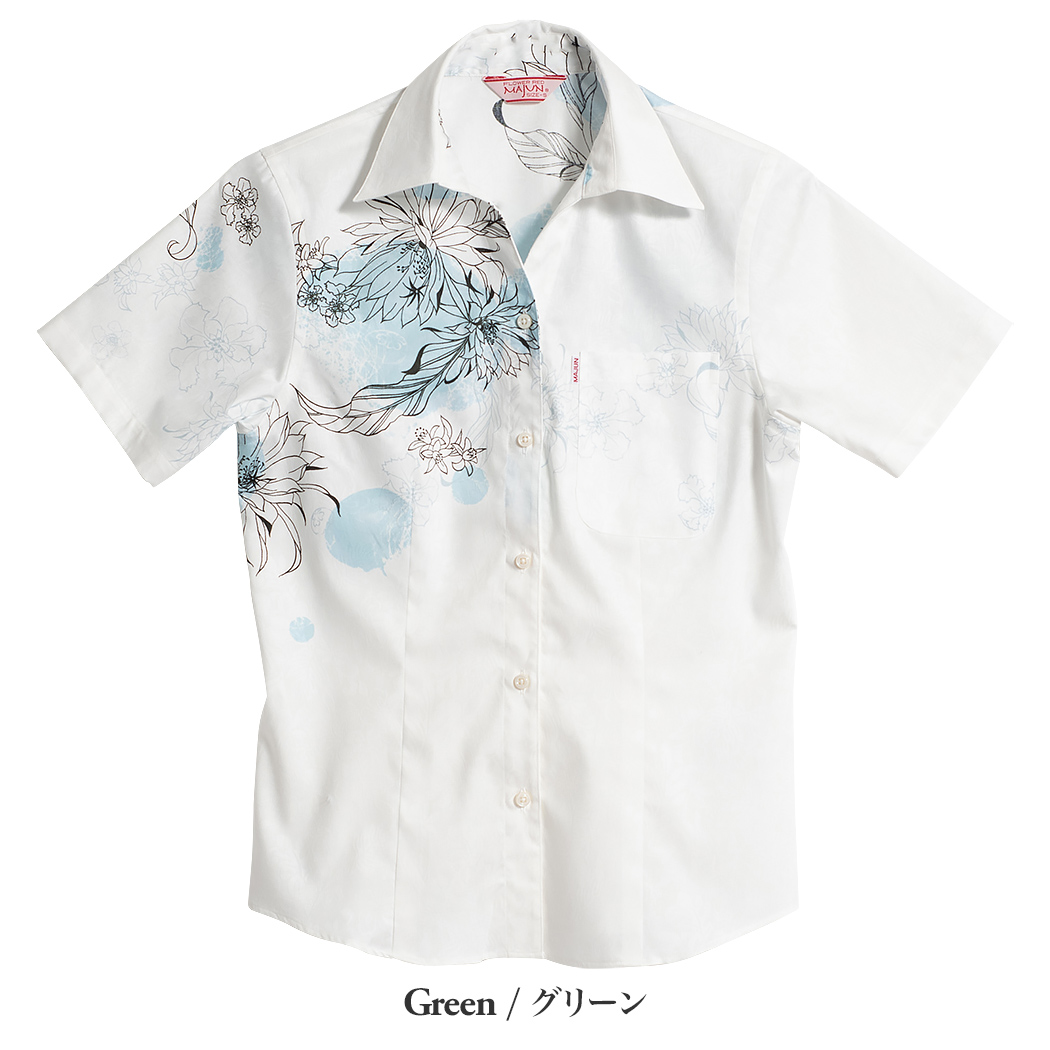 かりゆしウェア（沖縄版アロハシャツ） MAJUN - 海水菓