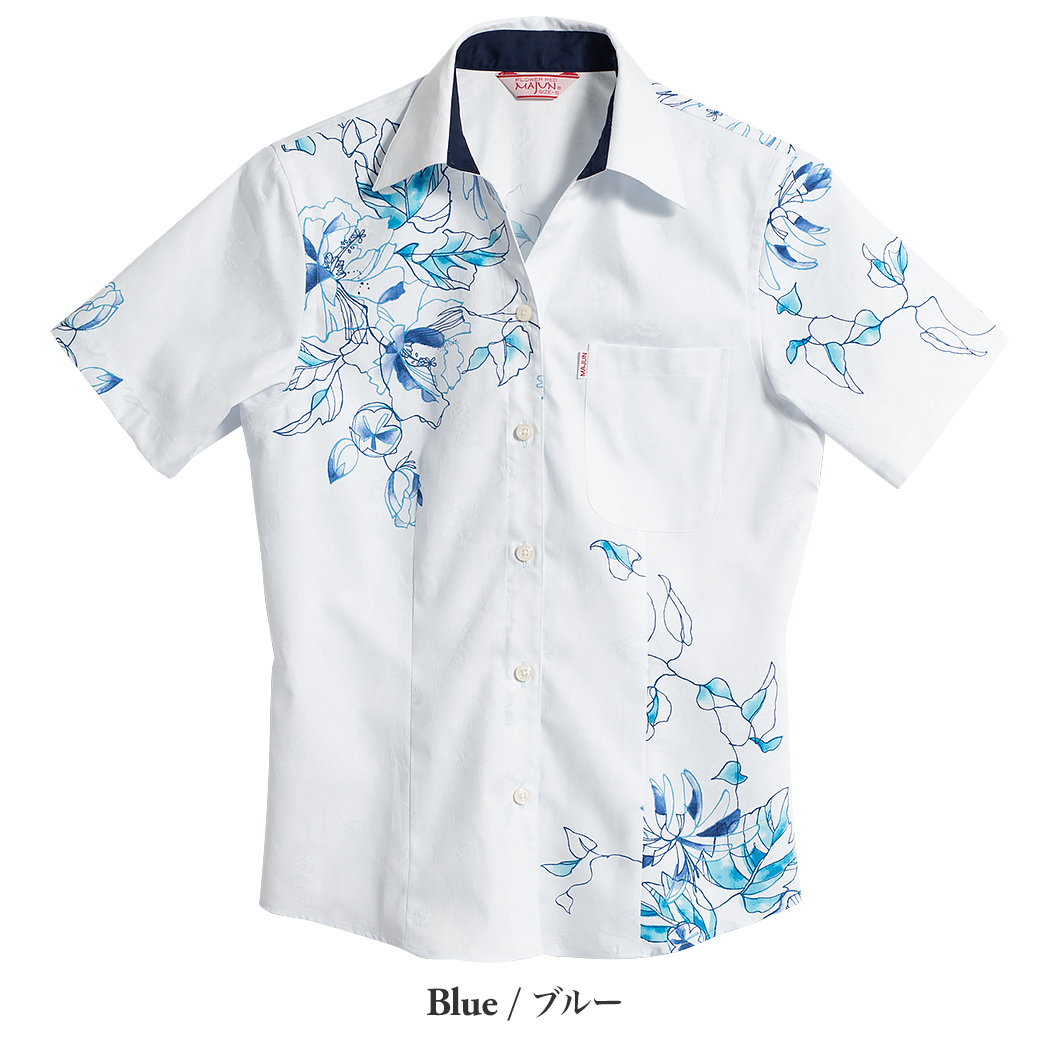 かりゆしウェア（沖縄版アロハシャツ） MAJUN - ウィングライン