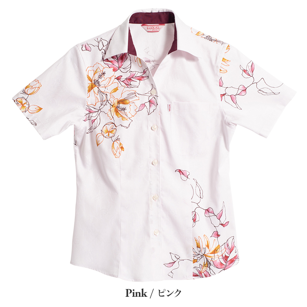 かりゆしウェア（沖縄版アロハシャツ） MAJUN - ウィングライン