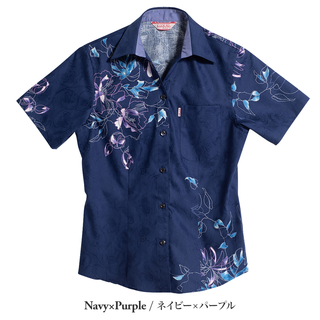 かりゆしウェア（沖縄版アロハシャツ） MAJUN - ウィングライン