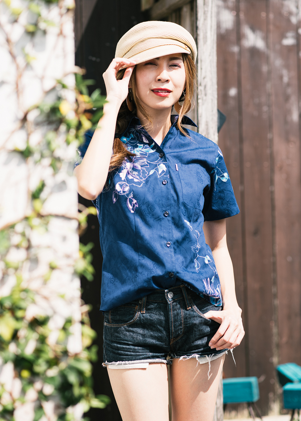 かりゆしウェア（沖縄版アロハシャツ） MAJUN - ウィングライン