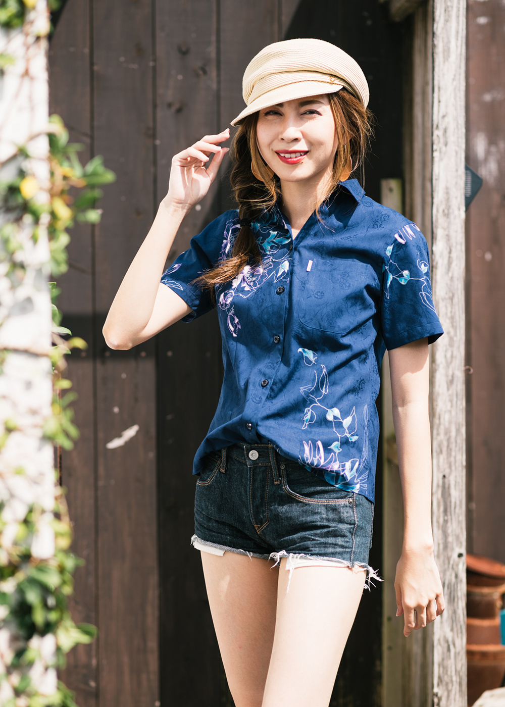 かりゆしウェア（沖縄版アロハシャツ） MAJUN - ウィングライン