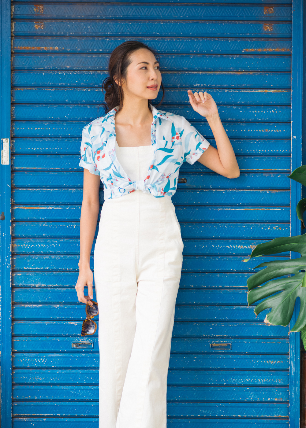 かりゆしウェア（沖縄版アロハシャツ） MAJUN - サンニンラゼンジ