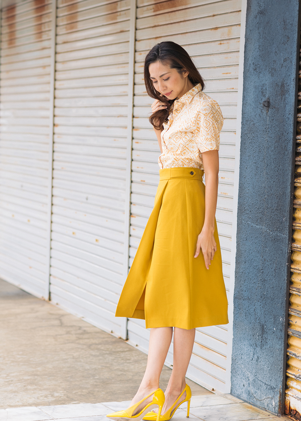 かりゆしウェア（沖縄版アロハシャツ） MAJUN - 海はづき