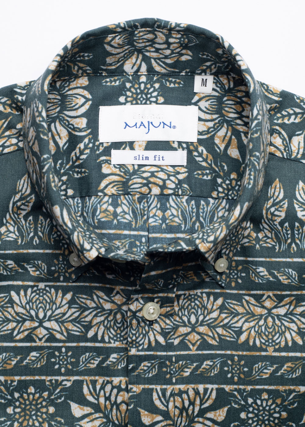 かりゆしウェア（沖縄版アロハシャツ） MAJUN - インパクトジンジャー