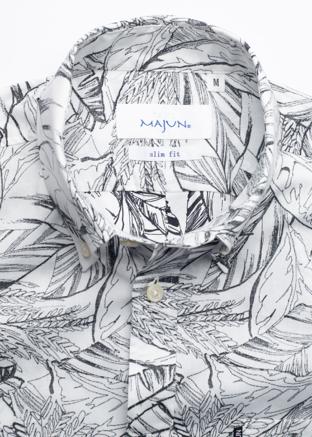 かりゆしウェア（沖縄版アロハシャツ） MAJUN - トロピカルリーフ