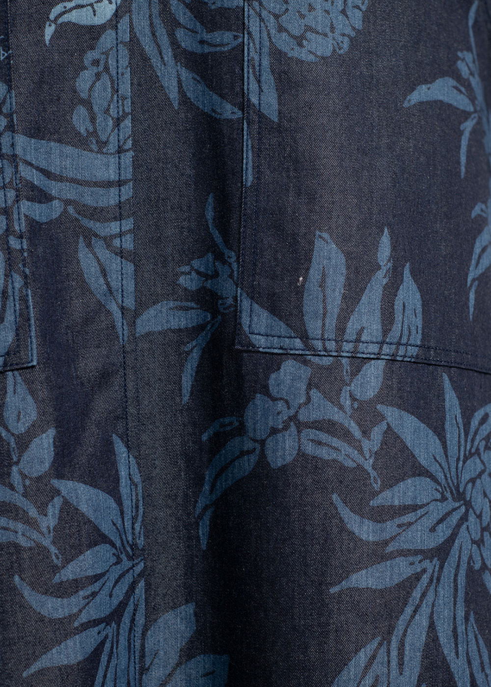 かりゆしウェア（沖縄版アロハシャツ） MAJUN - パインとヤンバルクイナ07’（ジャンパースカート）