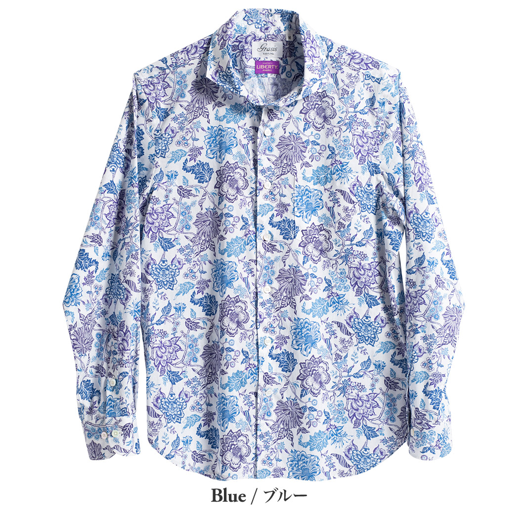 かりゆしウェア（沖縄版アロハシャツ） MAJUN - Christelle Okinawa L/S