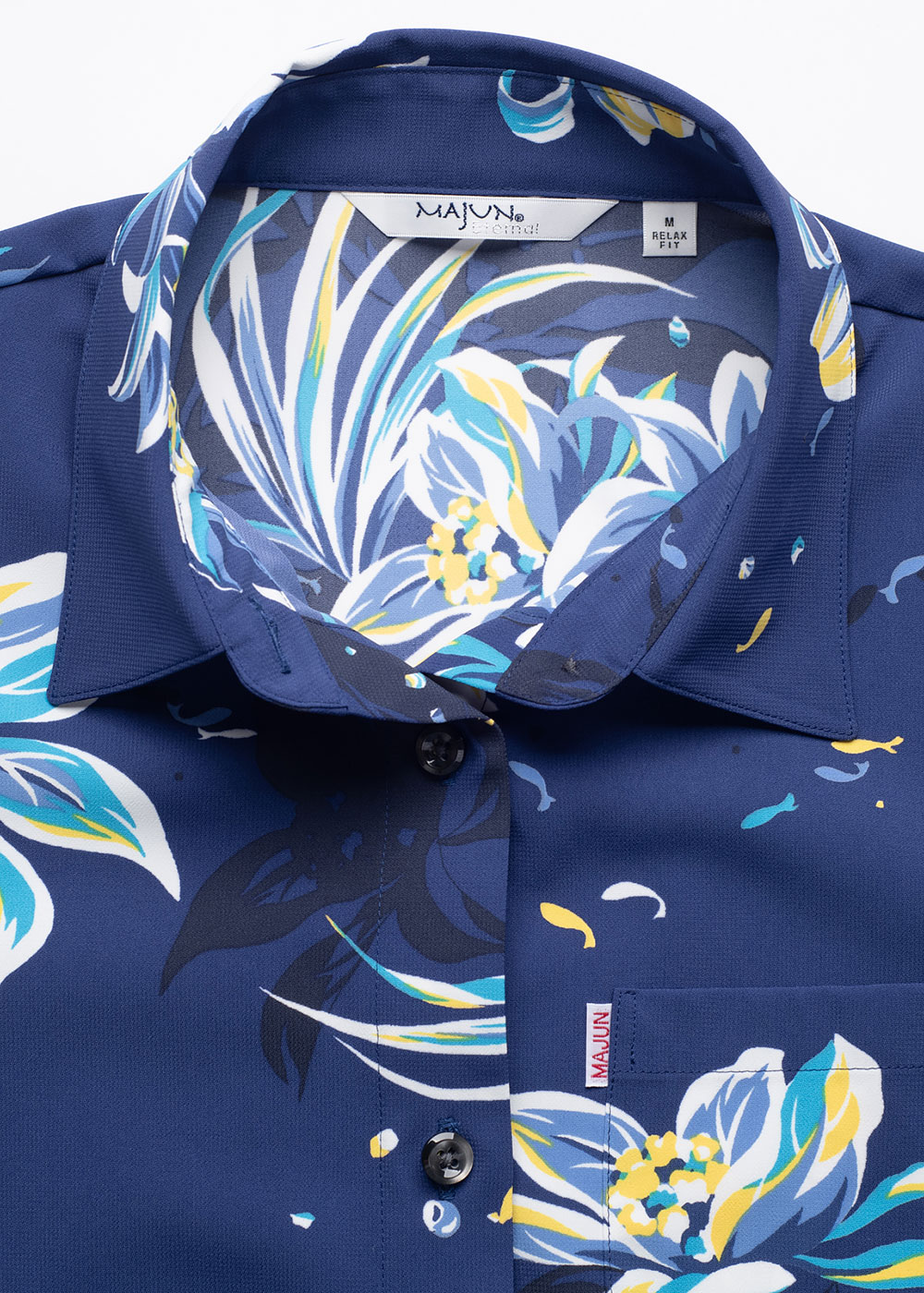 かりゆしウェア（沖縄版アロハシャツ） MAJUN - ノーチラスグラス