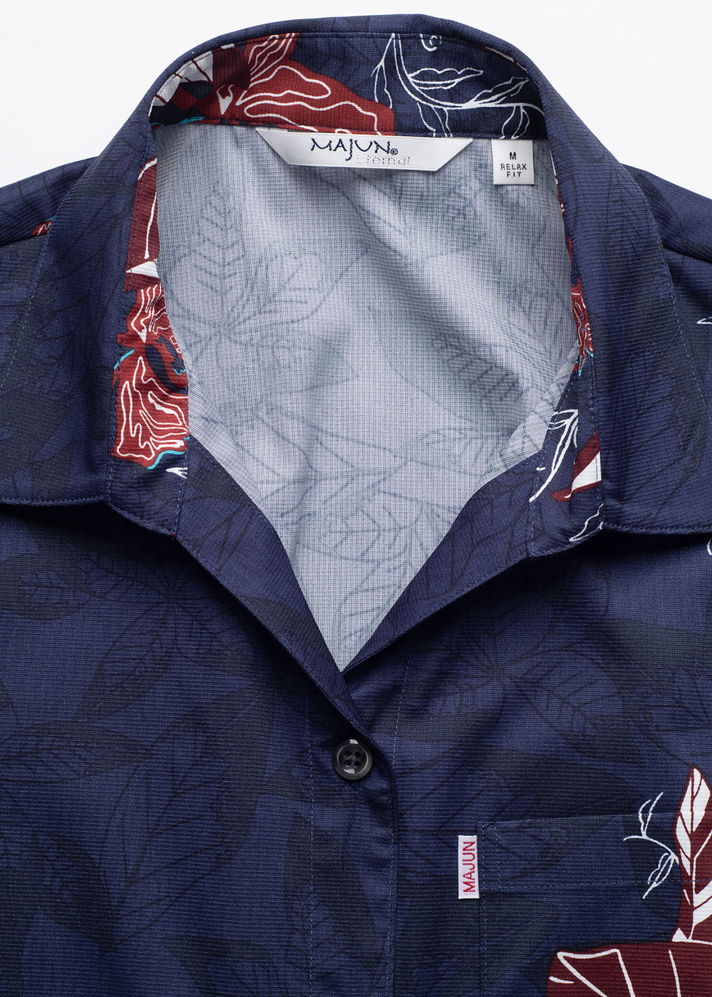 かりゆしウェア（沖縄版アロハシャツ） MAJUN - クロトンコイル