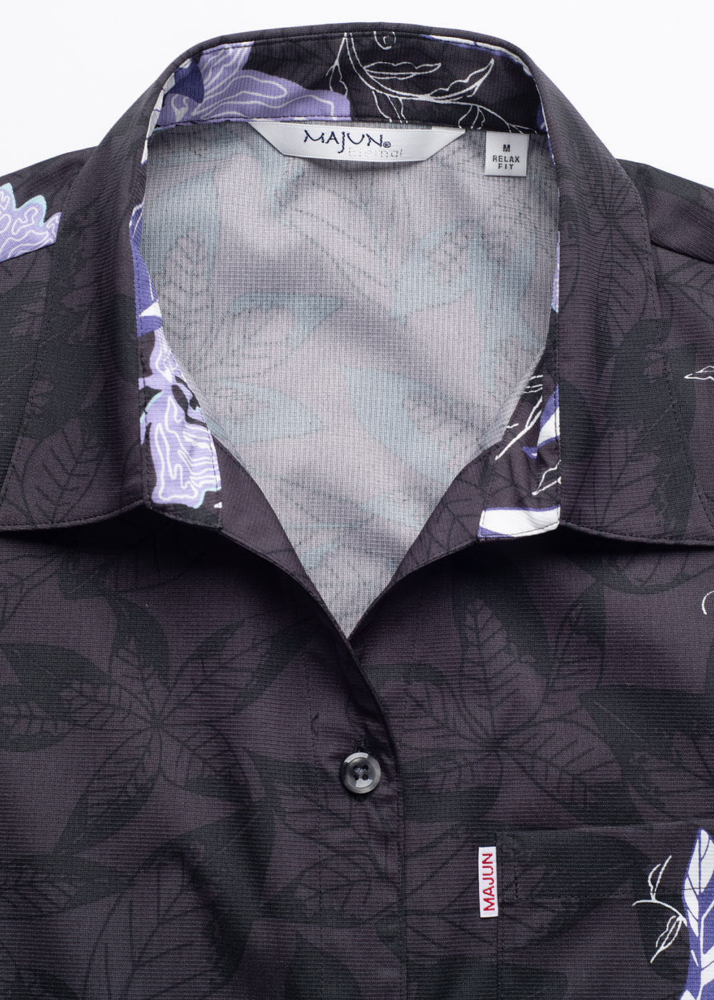 かりゆしウェア（沖縄版アロハシャツ） MAJUN - クロトンコイル