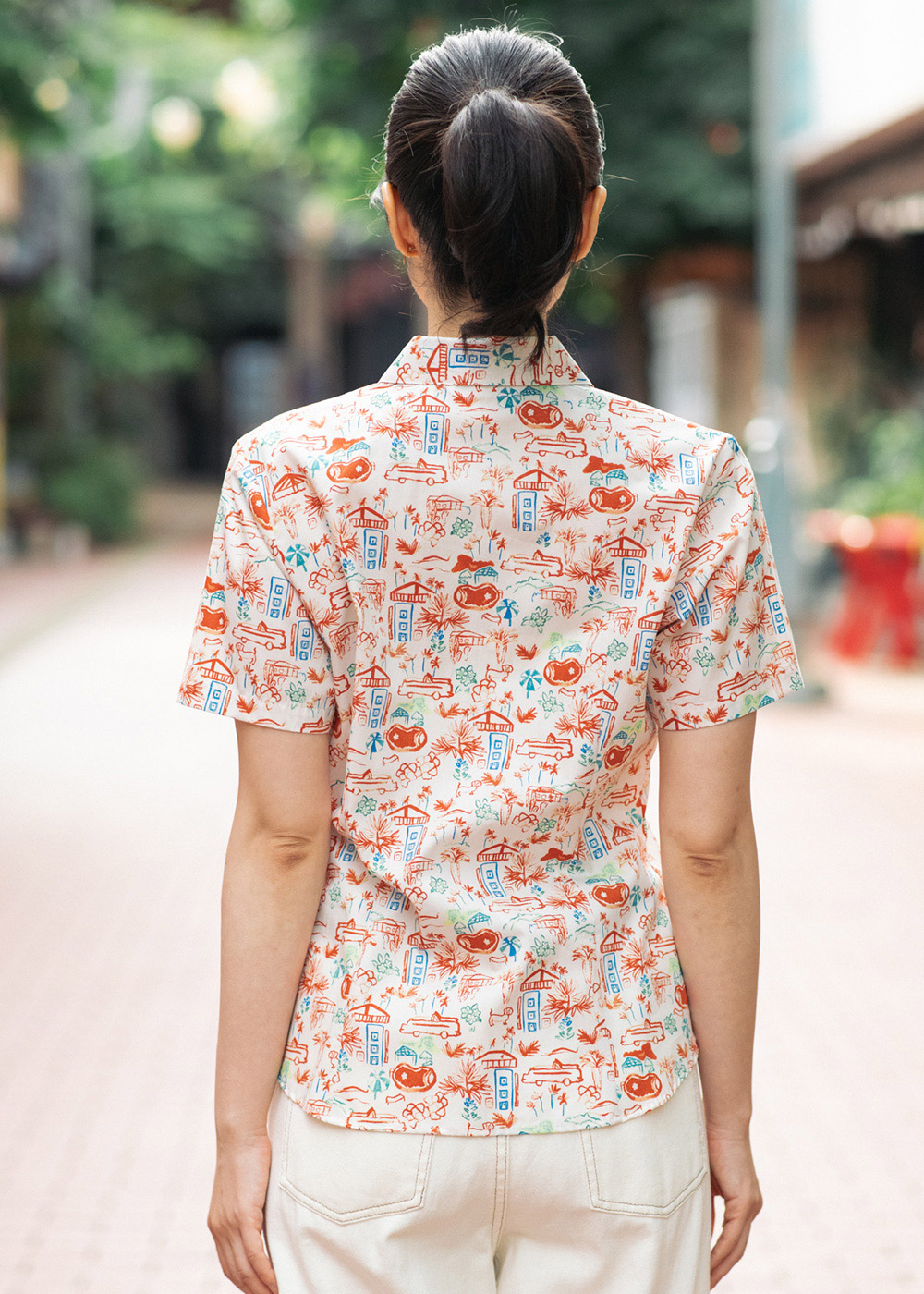 かりゆしウェア（沖縄版アロハシャツ） MAJUN - サマーシティ