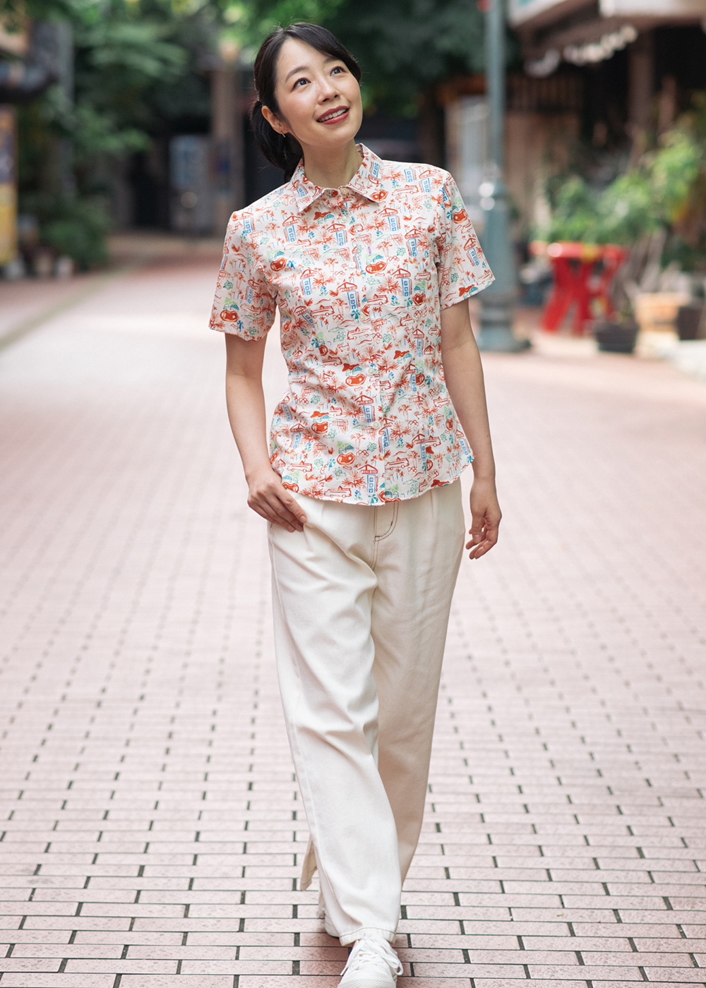 かりゆしウェア（沖縄版アロハシャツ） MAJUN - サマーシティ