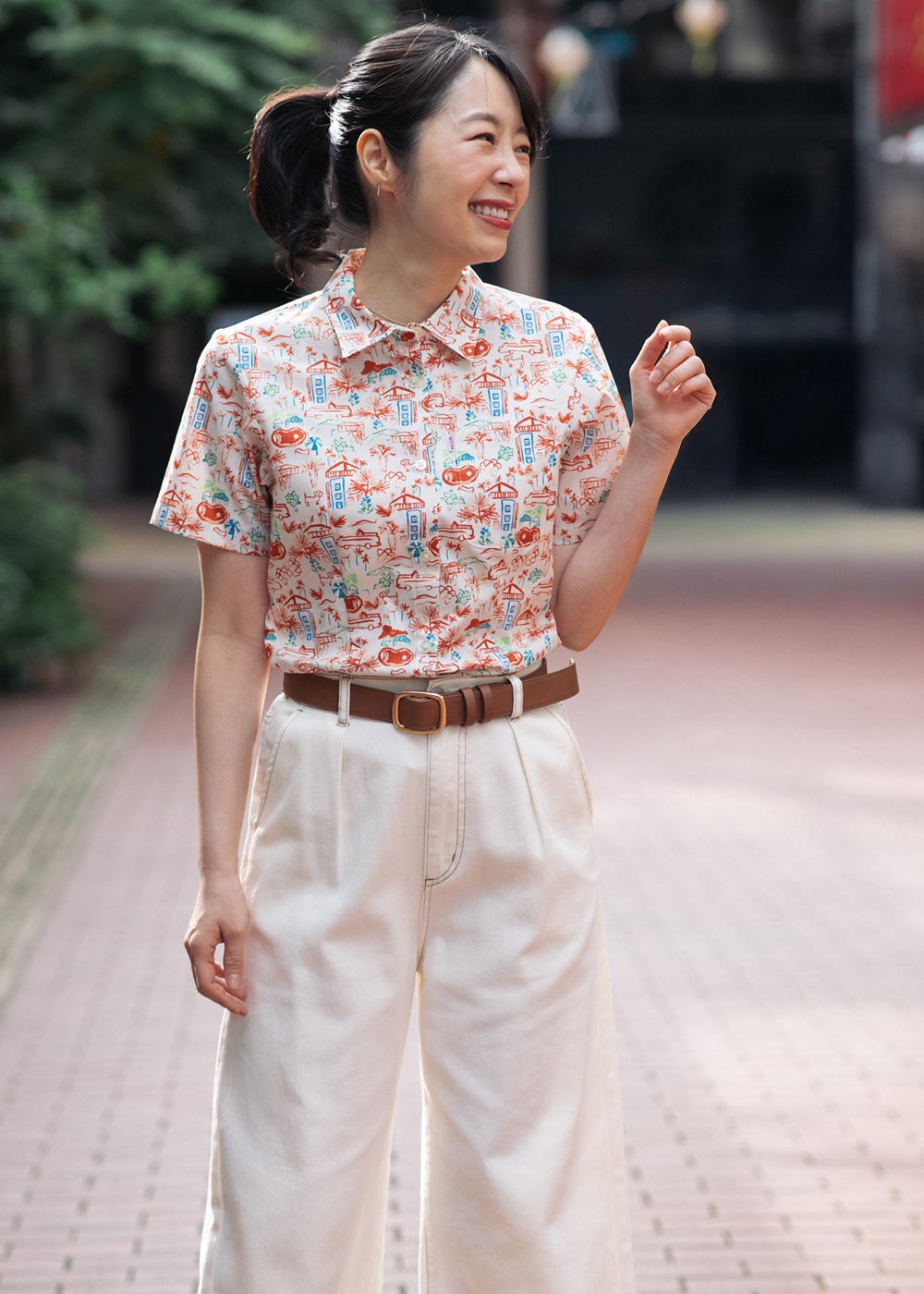 かりゆしウェア（沖縄版アロハシャツ） MAJUN - サマーシティ