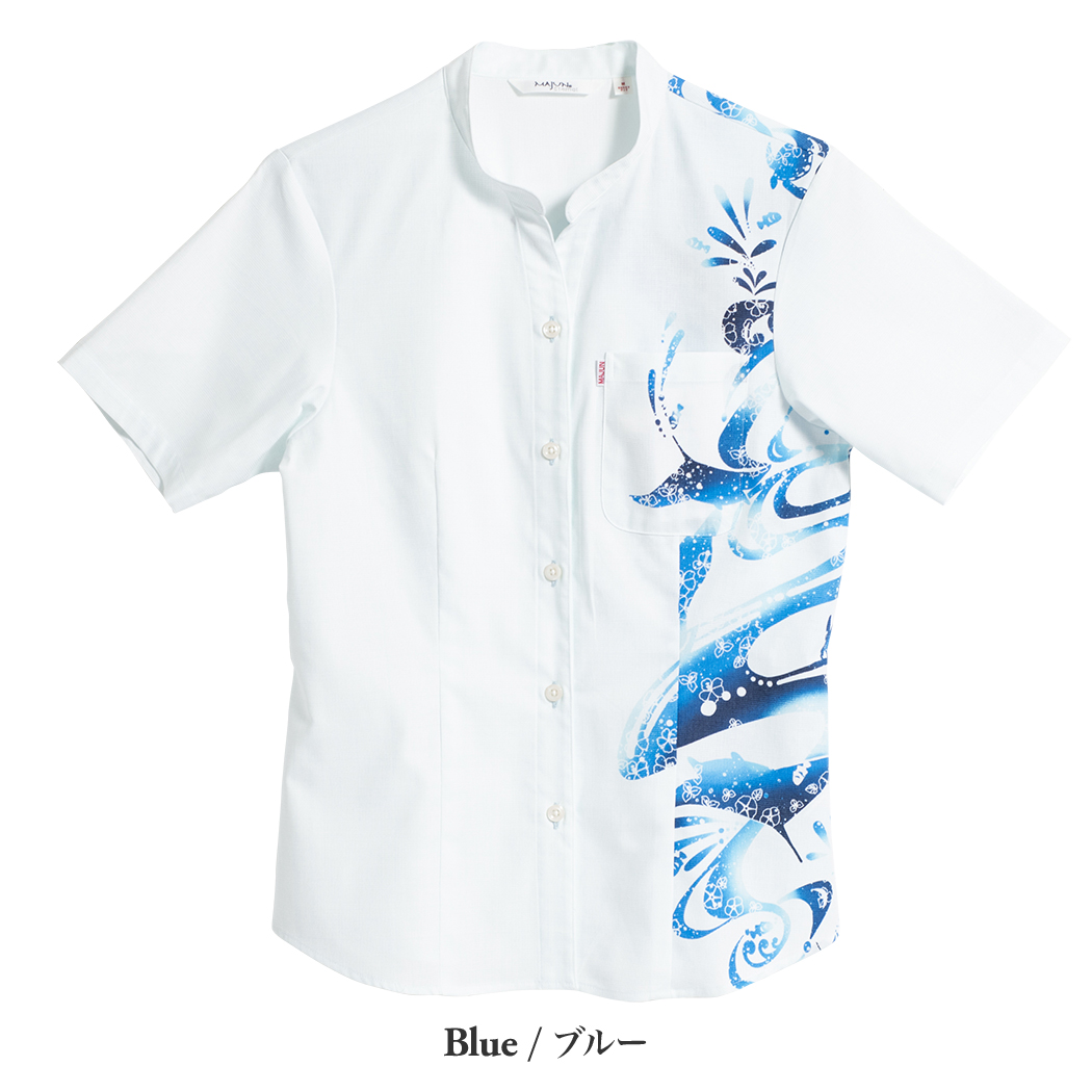 かりゆしウェア（沖縄版アロハシャツ） MAJUN - トゥインクルスイム