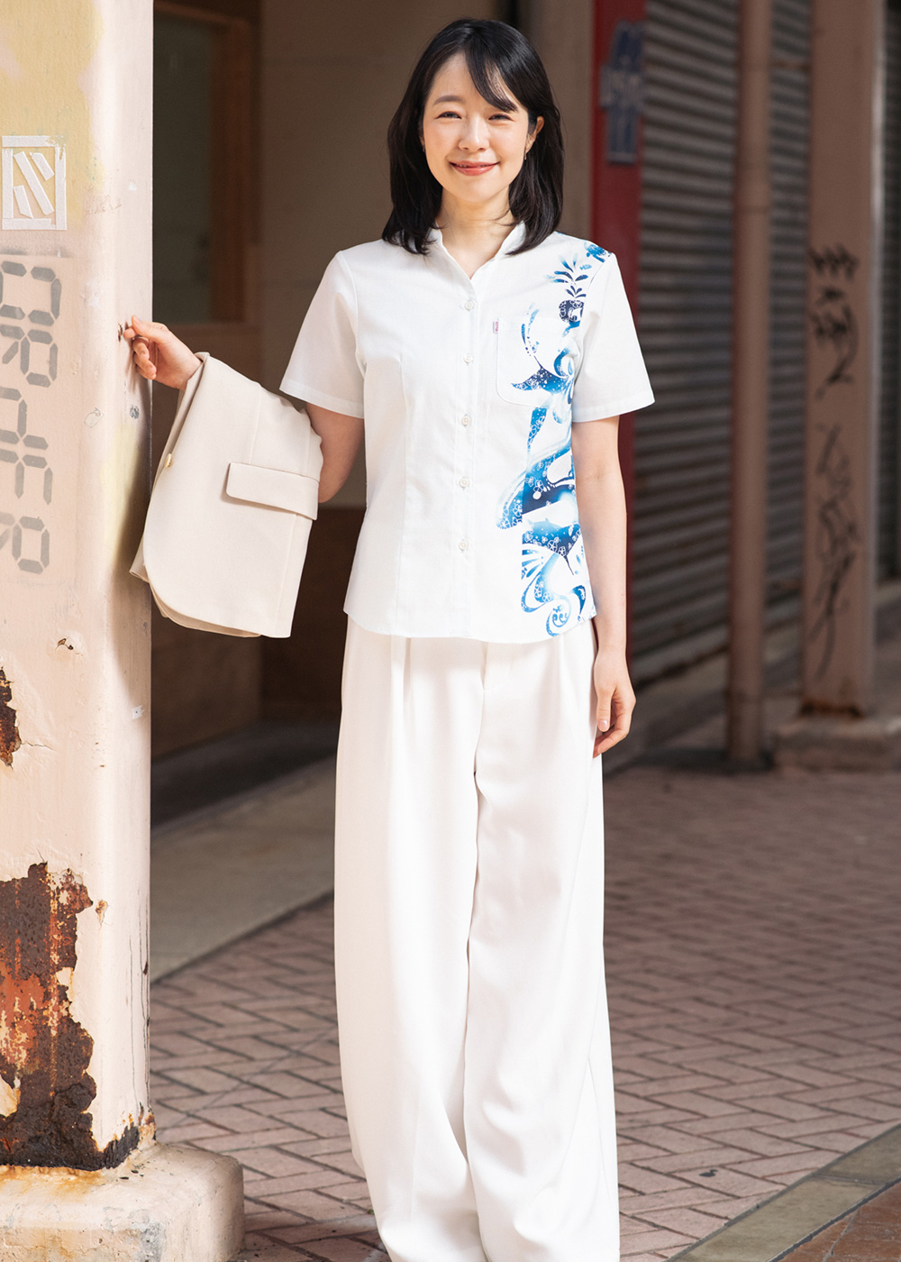 かりゆしウェア（沖縄版アロハシャツ） MAJUN - トゥインクルスイム