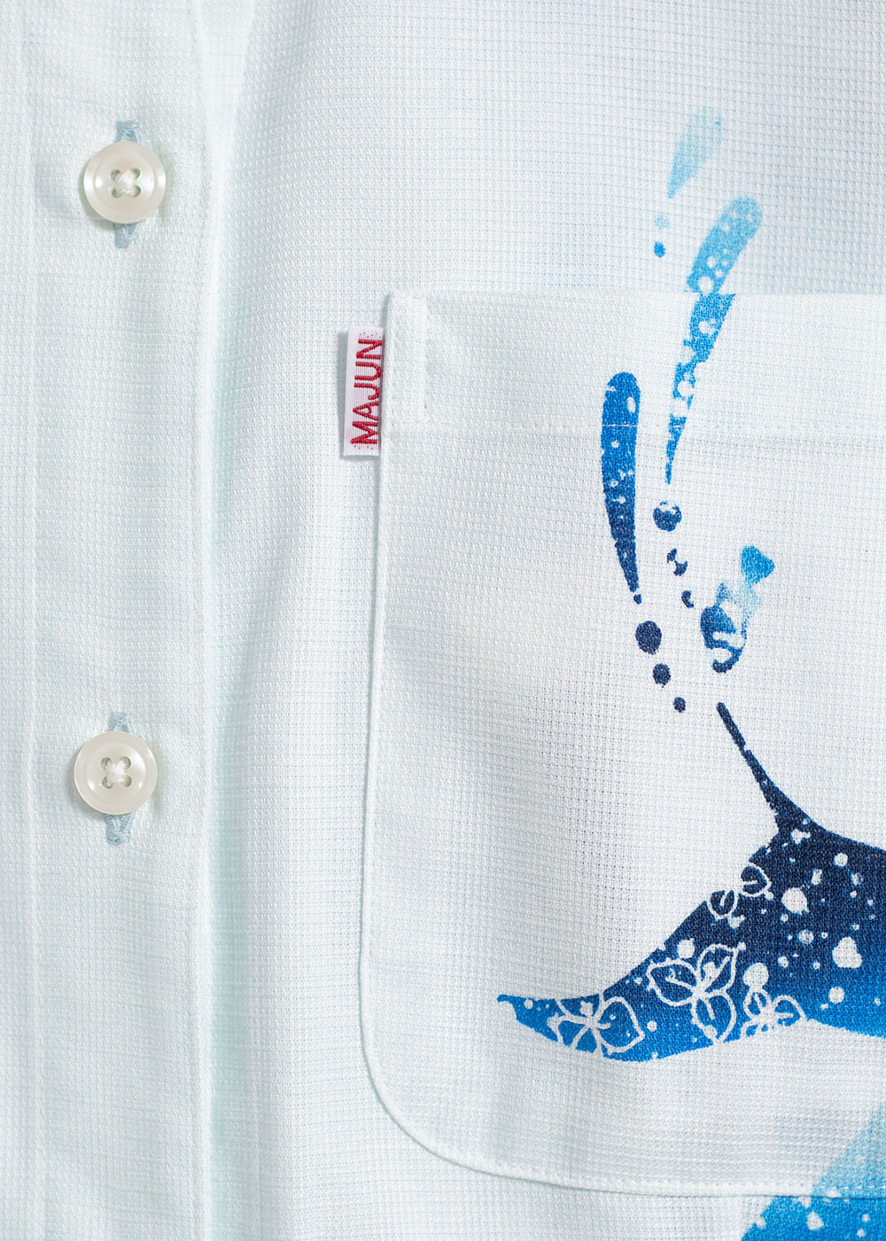 かりゆしウェア（沖縄版アロハシャツ） MAJUN - トゥインクルスイム