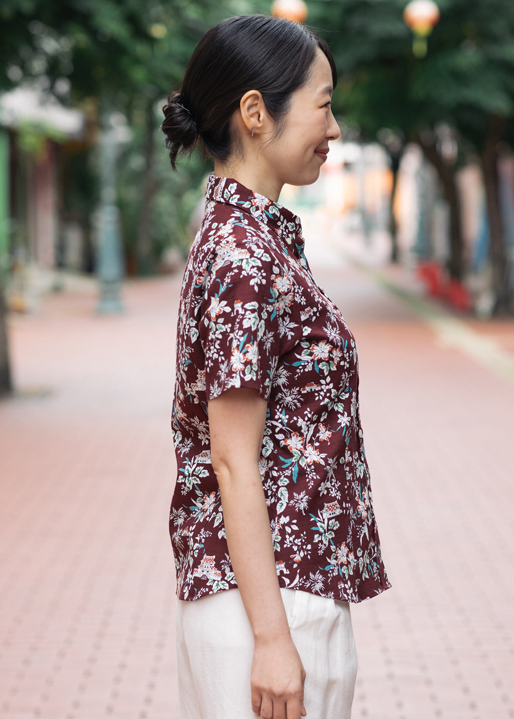 かりゆしウェア（沖縄版アロハシャツ） MAJUN - 首里城