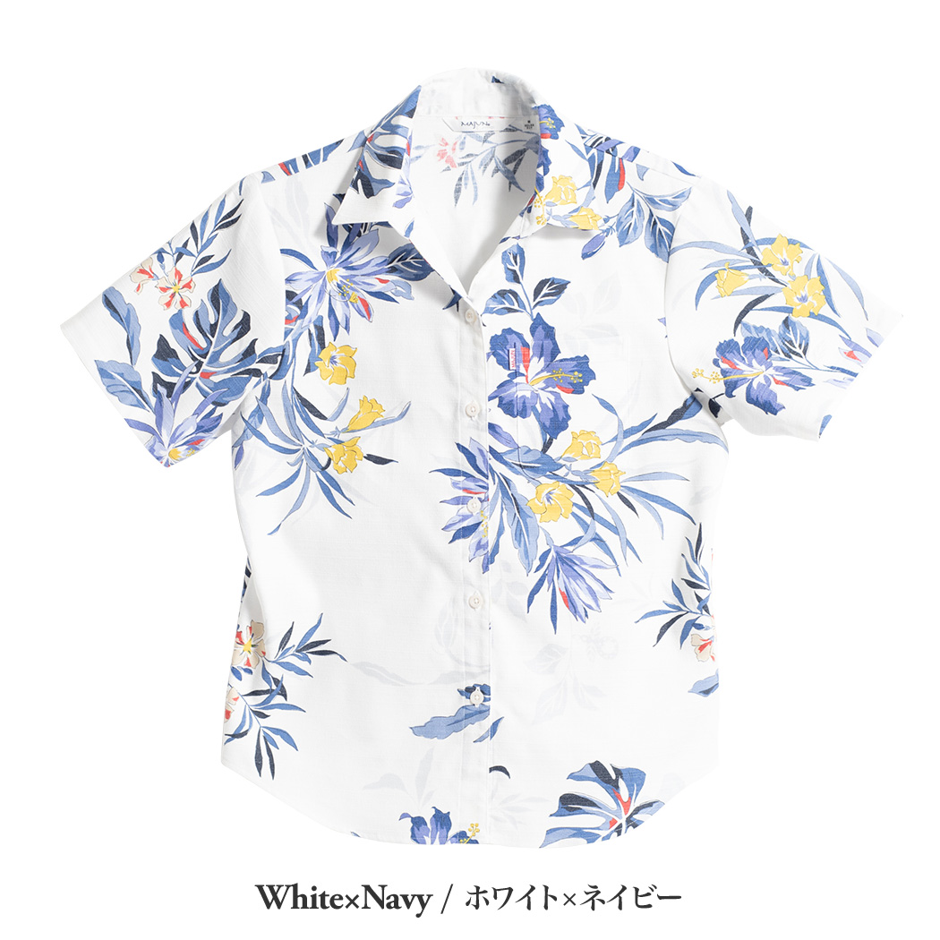 かりゆしウェア（沖縄版アロハシャツ） MAJUN - 祝福の庭