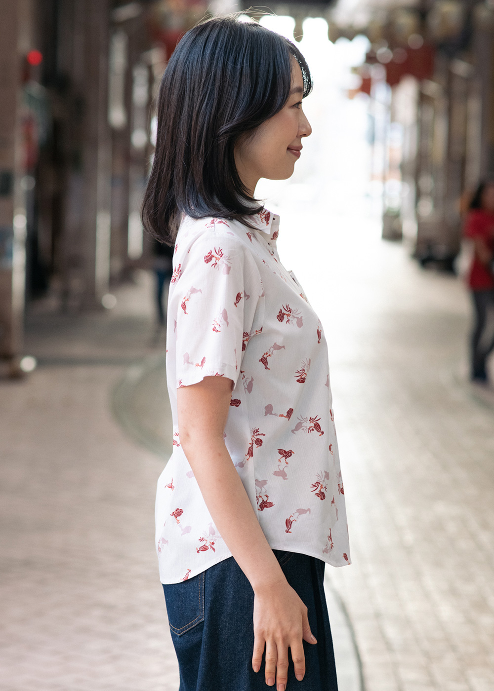 かりゆしウェア（沖縄版アロハシャツ） MAJUN - クイナシルエット