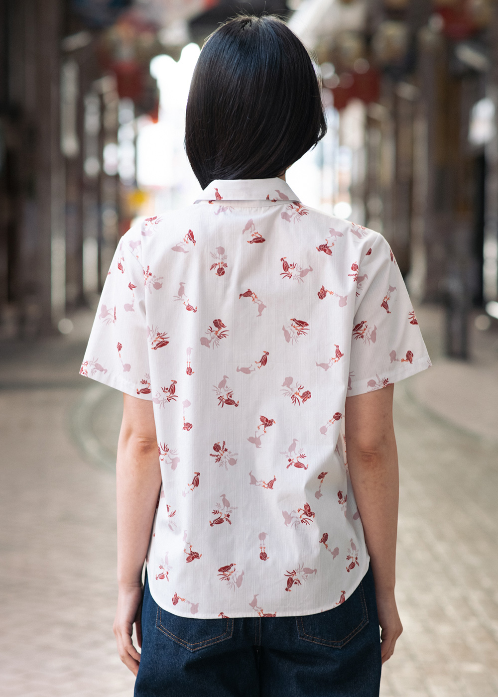 かりゆしウェア（沖縄版アロハシャツ） MAJUN - クイナシルエット