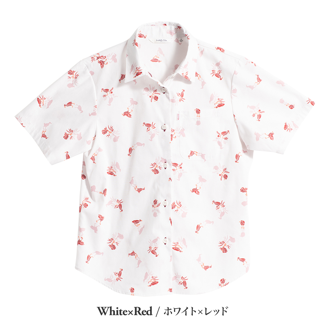 かりゆしウェア（沖縄版アロハシャツ） MAJUN - クイナシルエット