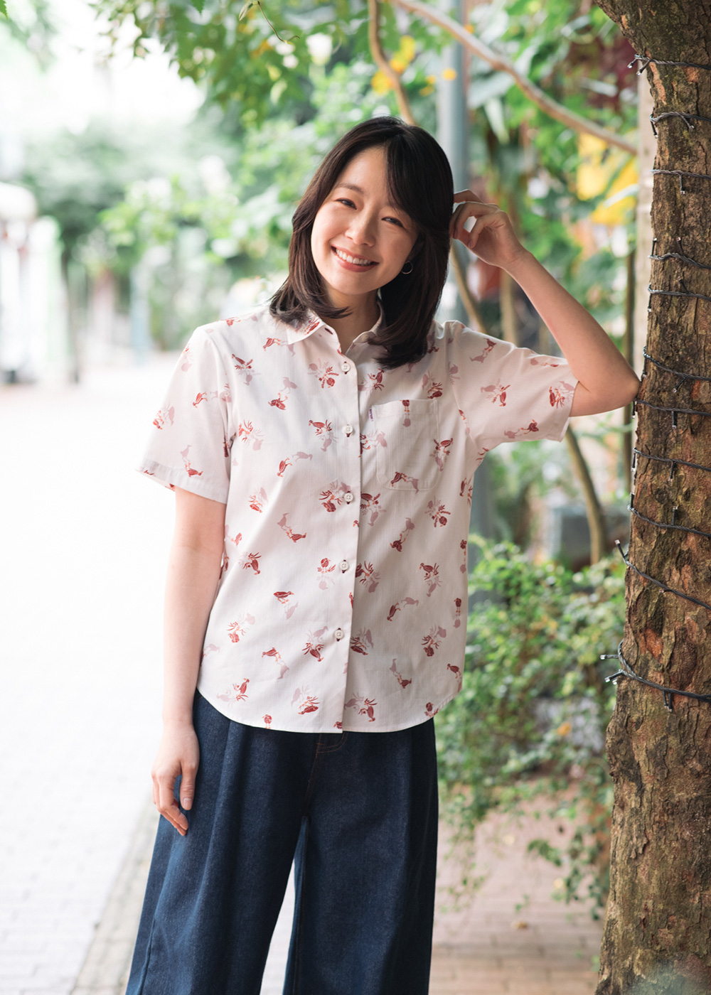 かりゆしウェア（沖縄版アロハシャツ） MAJUN - クイナシルエット