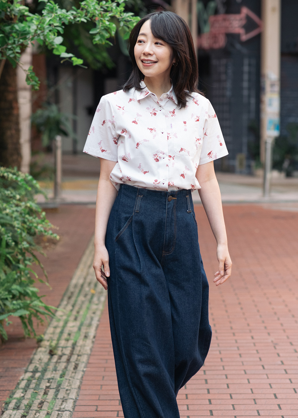 かりゆしウェア（沖縄版アロハシャツ） MAJUN - クイナシルエット