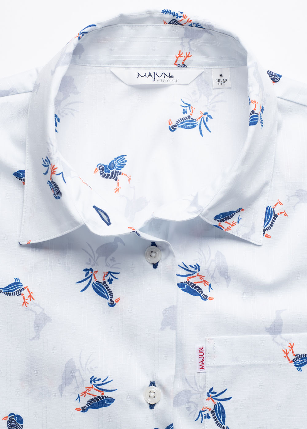 かりゆしウェア（沖縄版アロハシャツ） MAJUN - クイナシルエット