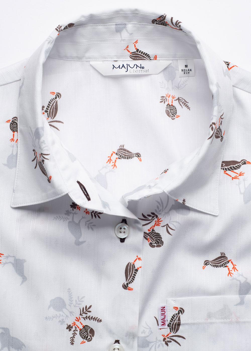 かりゆしウェア（沖縄版アロハシャツ） MAJUN - クイナシルエット