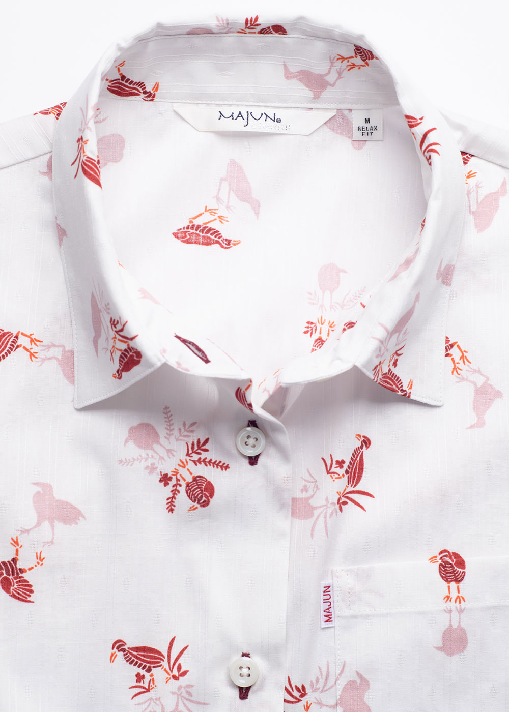 かりゆしウェア（沖縄版アロハシャツ） MAJUN - クイナシルエット