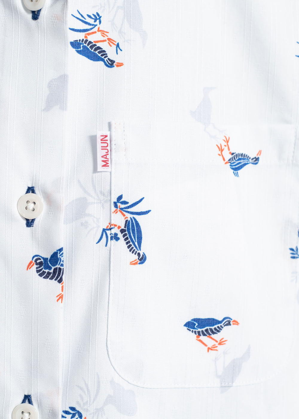 かりゆしウェア（沖縄版アロハシャツ） MAJUN - クイナシルエット