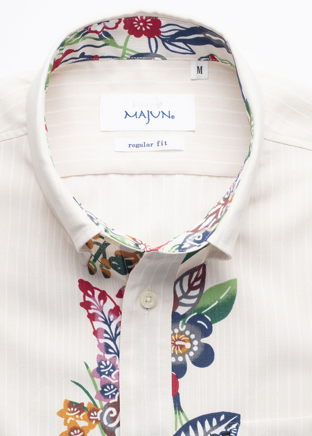 かりゆしウェア（沖縄版アロハシャツ） MAJUN - フロラブライト