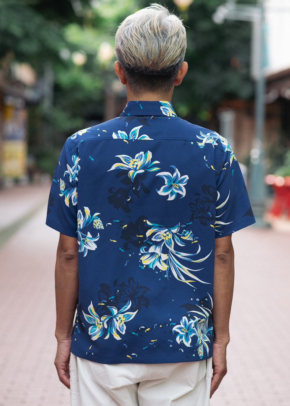 かりゆしウェア（沖縄版アロハシャツ） MAJUN - ノーチラスグラス