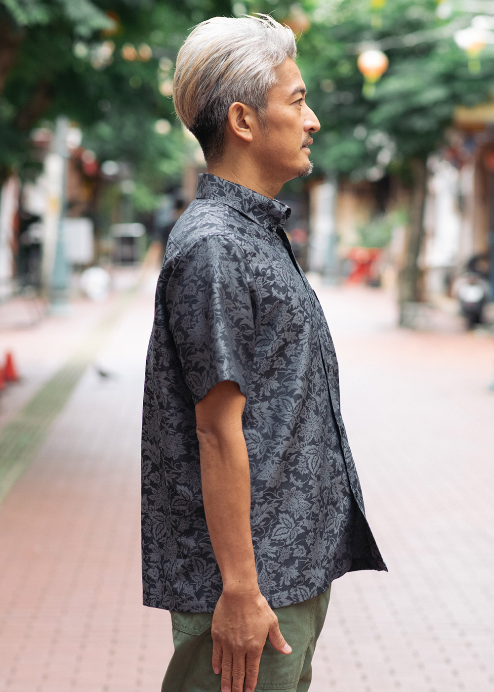 かりゆしウェア（沖縄版アロハシャツ） MAJUN - ローバストサラサ