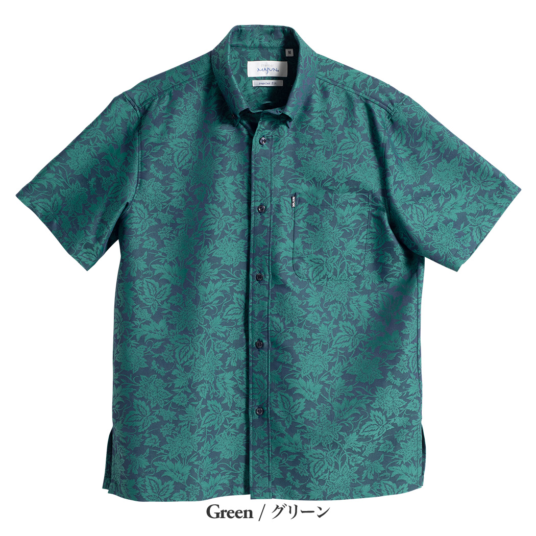 かりゆしウェア（沖縄版アロハシャツ） MAJUN - ローバストサラサ