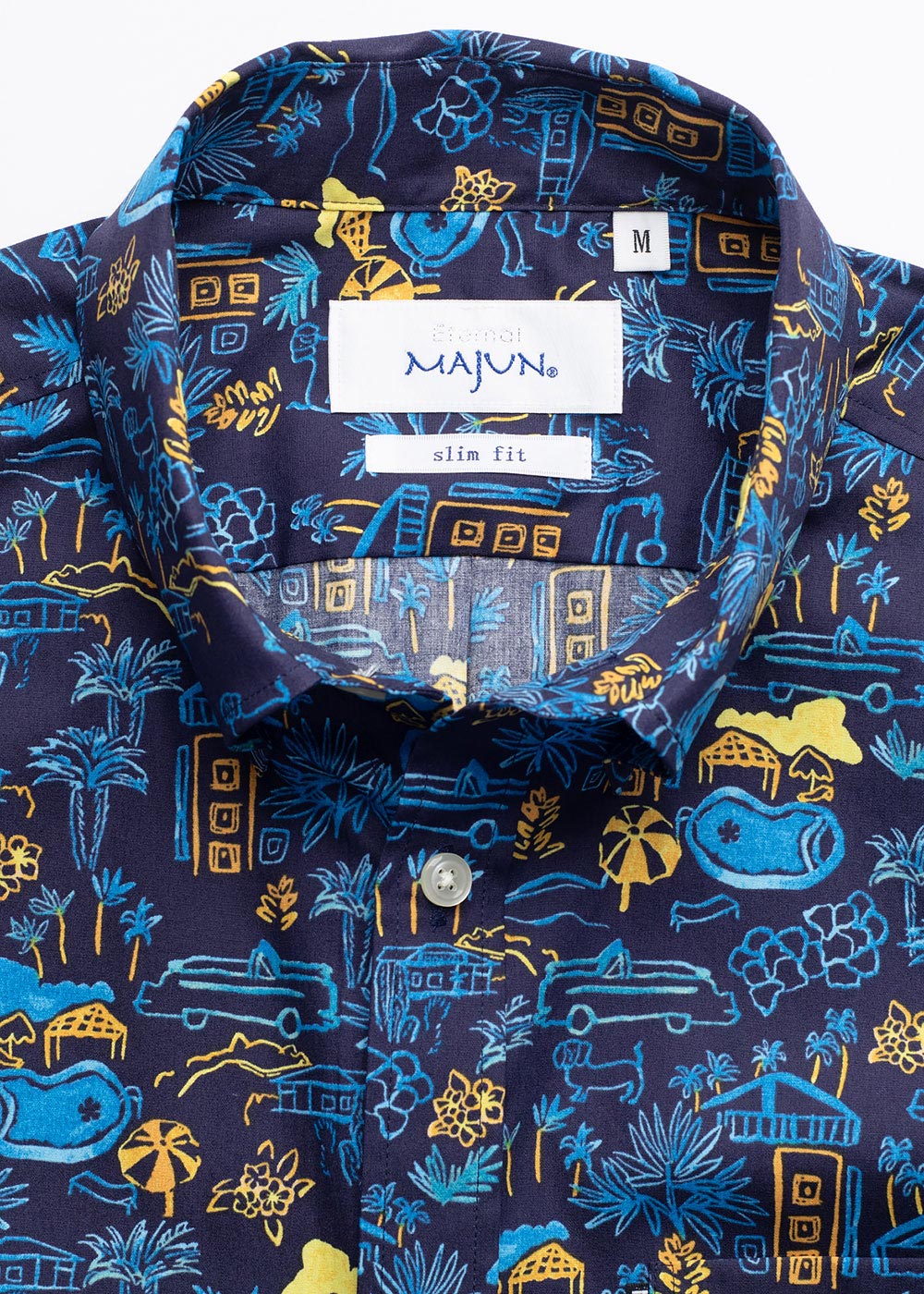 かりゆしウェア（沖縄版アロハシャツ） MAJUN - サマーシティ