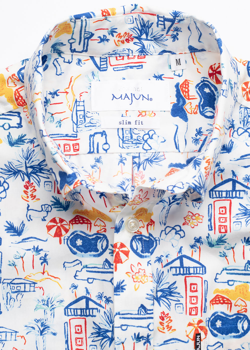 かりゆしウェア（沖縄版アロハシャツ） MAJUN - サマーシティ