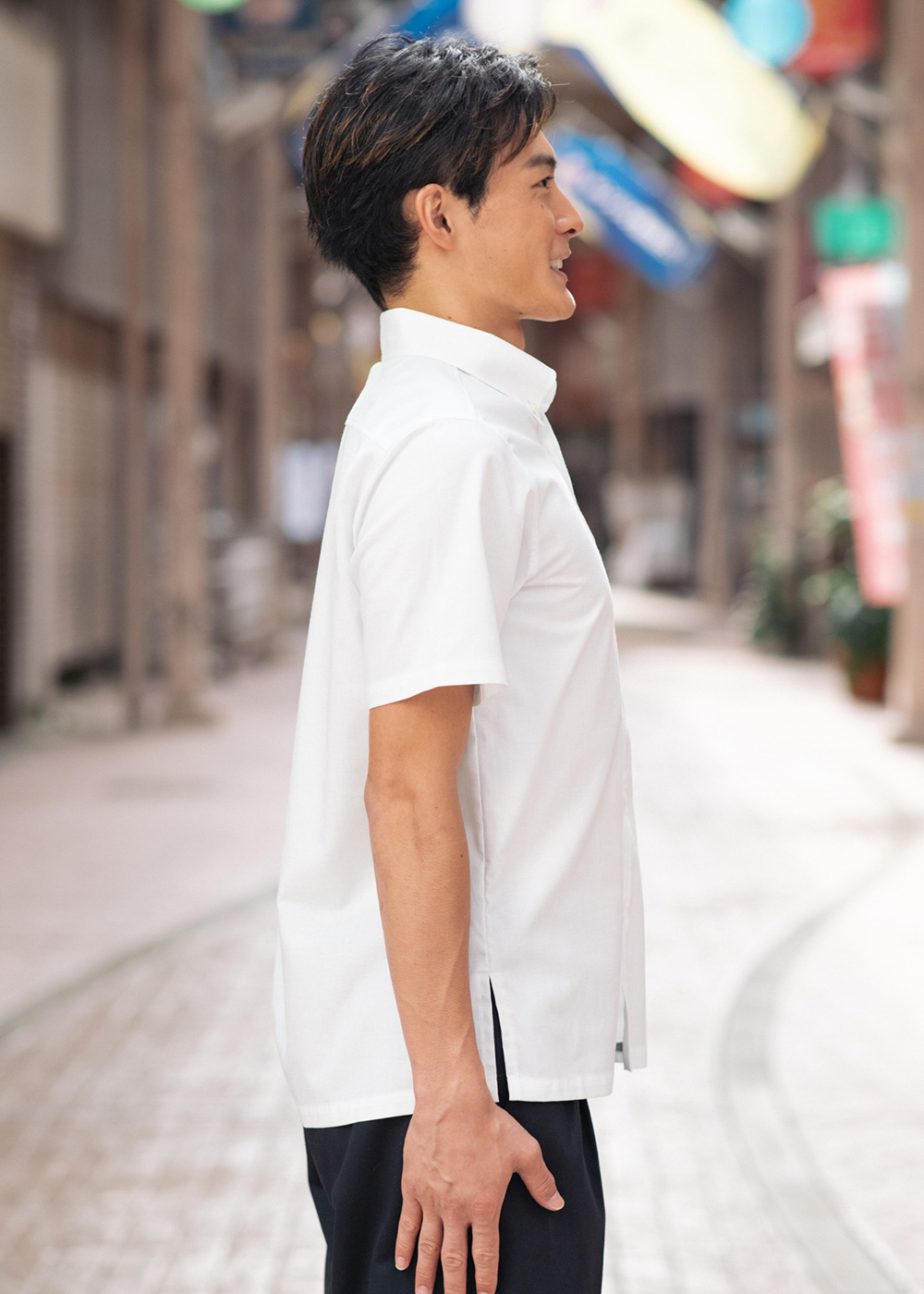 かりゆしウェア（沖縄版アロハシャツ） MAJUN - トゥインクルスイム