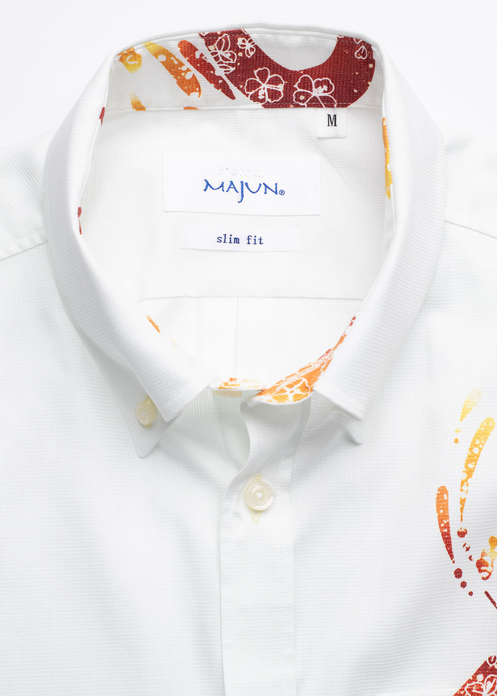 かりゆしウェア（沖縄版アロハシャツ） MAJUN - トゥインクルスイム