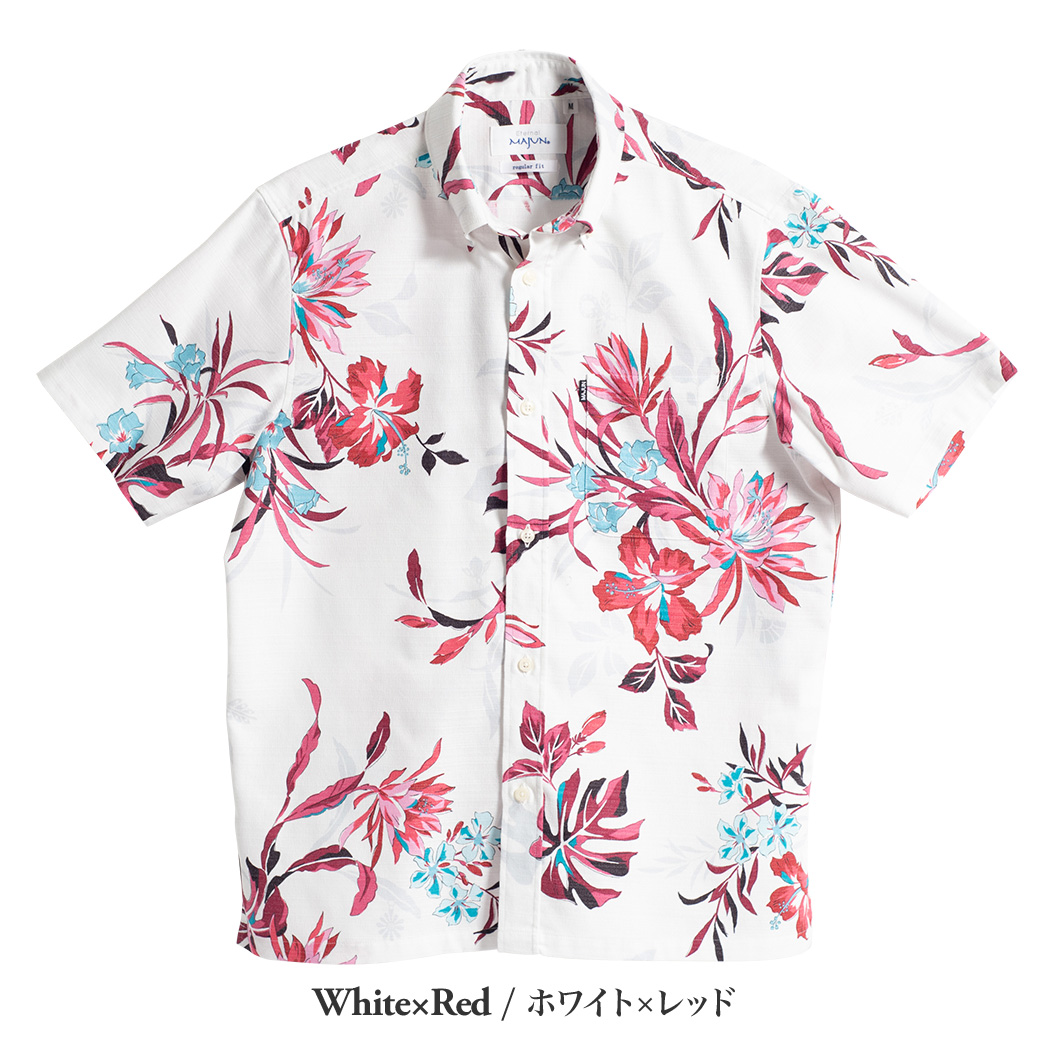 かりゆしウェア（沖縄版アロハシャツ） MAJUN - 祝福の庭