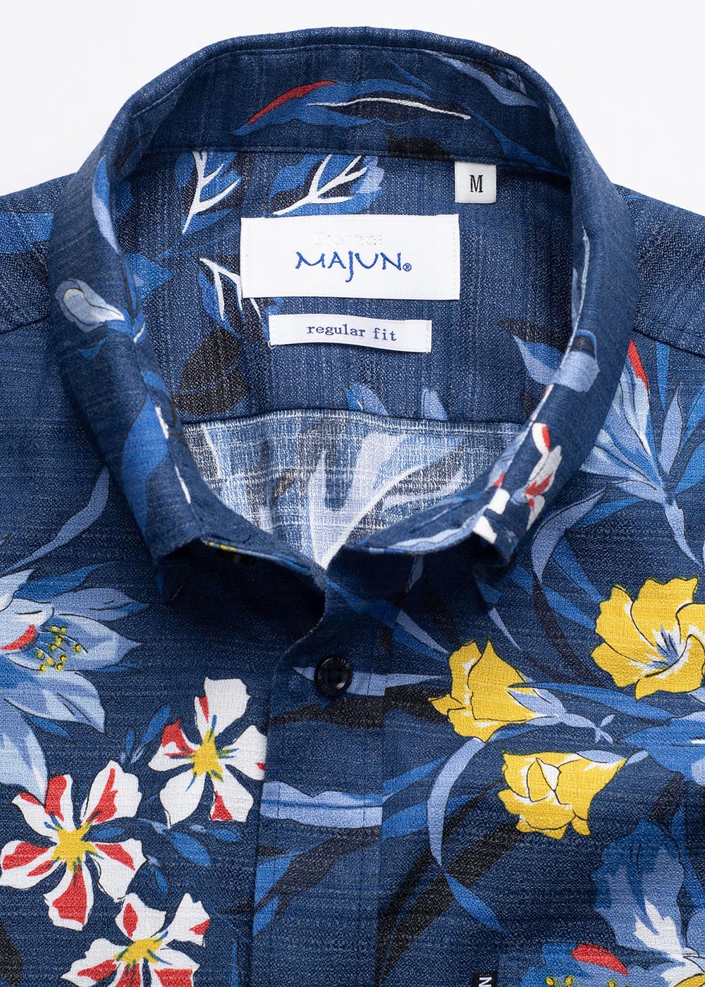 かりゆしウェア（沖縄版アロハシャツ） MAJUN - 祝福の庭