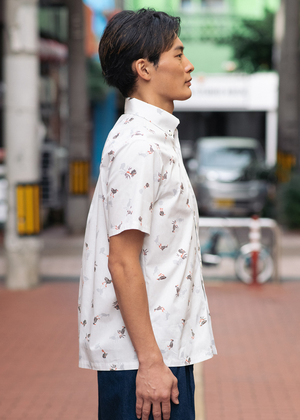 かりゆしウェア（沖縄版アロハシャツ） MAJUN - クイナシルエット