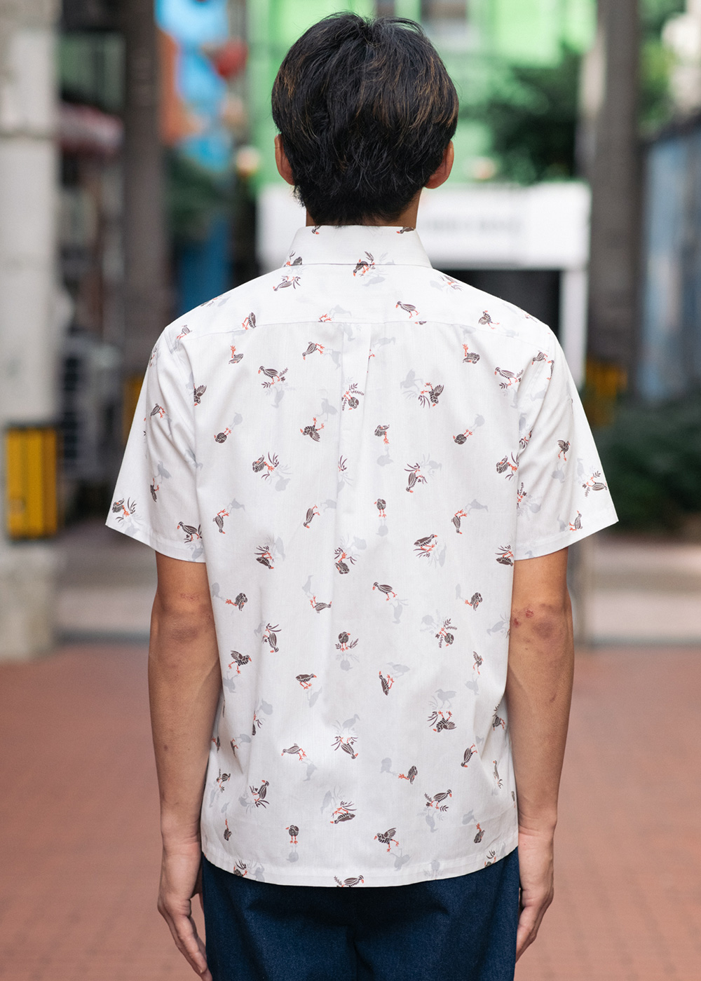 かりゆしウェア（沖縄版アロハシャツ） MAJUN - クイナシルエット